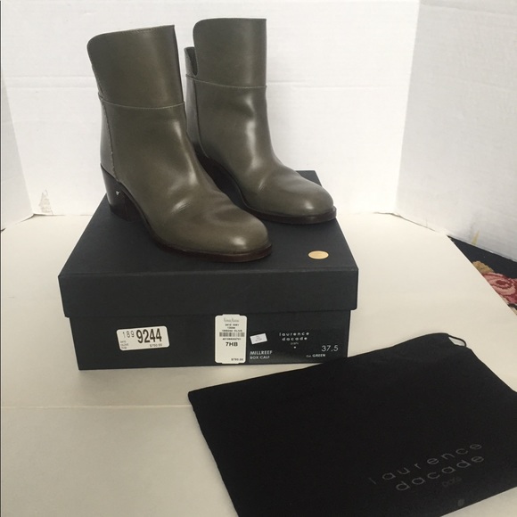 olive green leather boots
